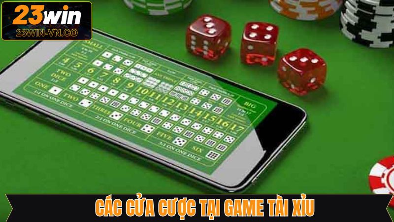 Các hình thức đặt cược phổ biến trong tựa game