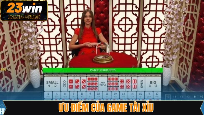 Tài xỉu của 23Win có những điểm nổi bật gì?