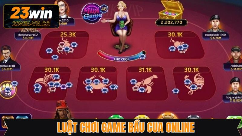 Luật xác định kết quả bầu cua và trả thưởng