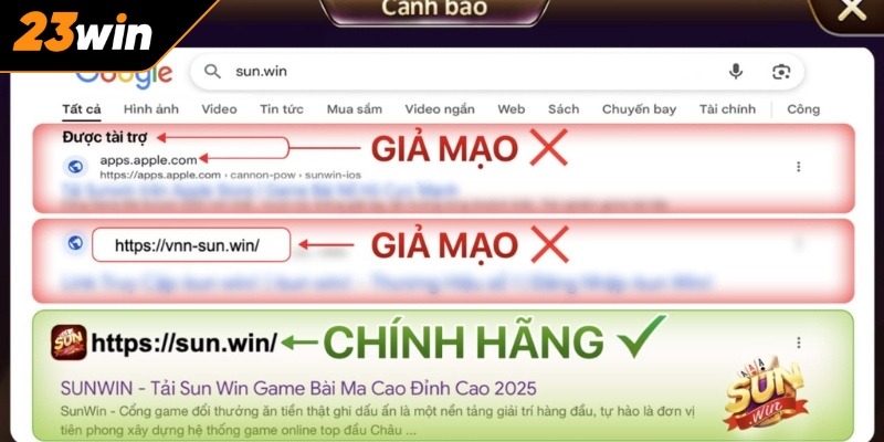 Cảnh báo Sunwin đang bị làm giả trên mạng xã hội hiện nay
